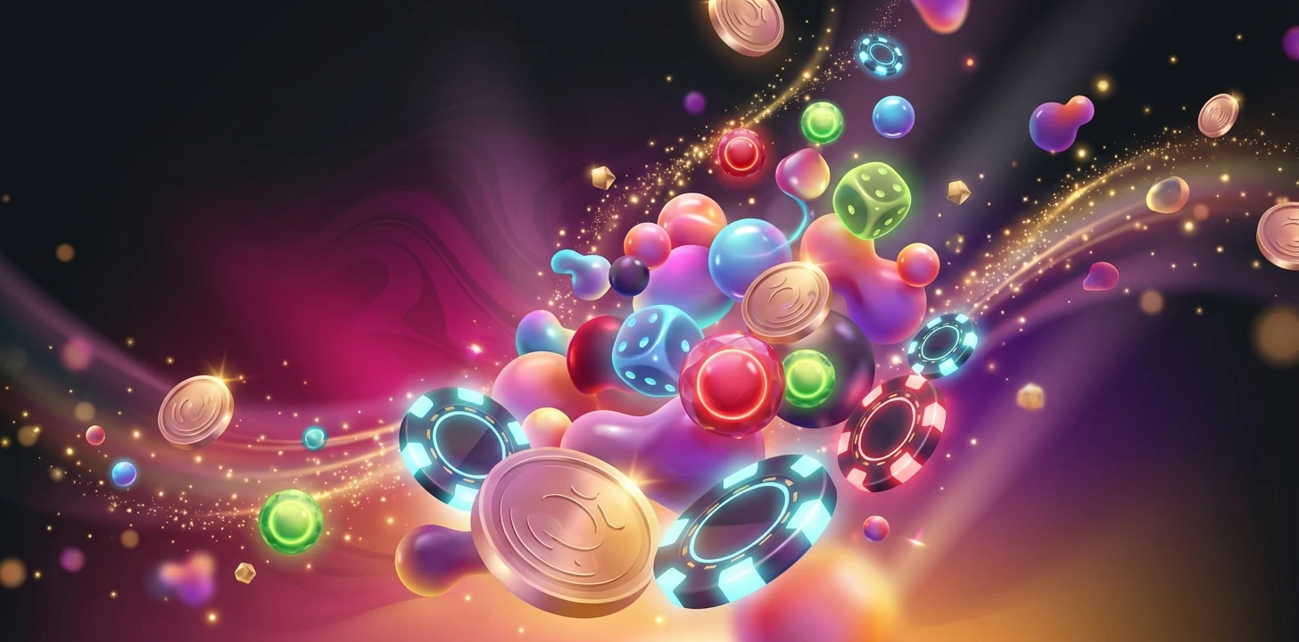 Golden Vegas banner showing dice-led casino features